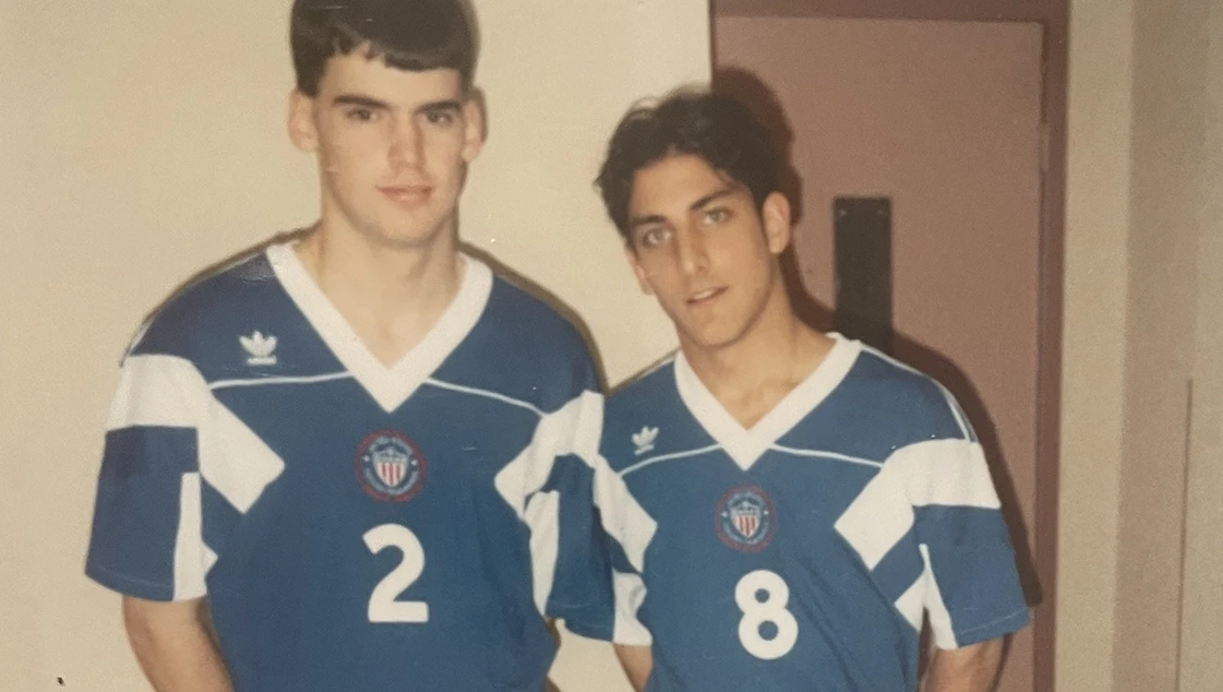 U.S. Under 20 National Team Camp in Seattle with teammate Matt Mckeon.