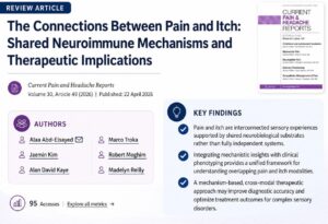 📢 The Pain and Itch Link- Real or Fake? Pain and itch are closely linked through shared neuroimmune pathways rather than separate…