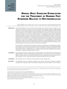 Excited to share our recent publication in American Society of Interventional Pain Physicians on the use of dorsal root ganglion (…