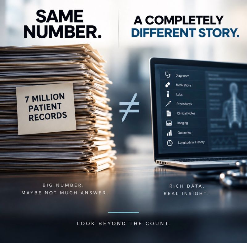 “We have 7 million patient records.”
